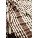 plaid a carreaux coton recycle rouille cannelle madam stotz