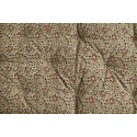 matelas de banc assise imprime petites fleurs beige grege madam stoltz