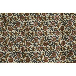 grand matelas de sol banquette imprime floral rouge coton madam stoltz
