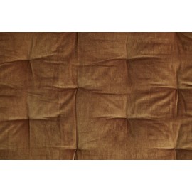 matelas pour banc banquette assise velours orange brique madam stoltz