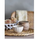 petit bol petit dejeuner gres cotele beige vanille bloomingville