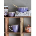 petit bol cotele violet mauve gres bloomingville latina