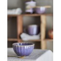 petit bol cotele violet mauve gres bloomingville latina