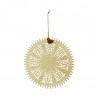 decoration murale disque dore metal ornament madam stoltz