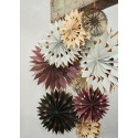 decoration murale disque dore metal ornament madam stoltz