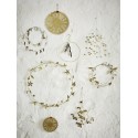 decoration murale disque dore metal ornament madam stoltz