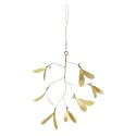 branche de gui dore metal decoration murale madam stoltz