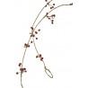 decoration murale guirlande fil dore perles rouges madam stoltz