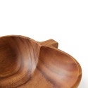 bol sculpte en bois acacia forme de pomme hk living