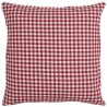 grande housse de coussin carre petits carreaux rouge blanc ib laursen