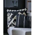 grande housse coussin coton epais graphuique noir blanc house doctor