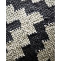 grande housse coussin coton epais graphuique noir blanc house doctor