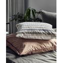 grand coussin salon velours motif graphique moutarde house doctor
