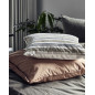 grand coussin salon velours motif graphique moutarde house doctor
