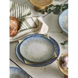 petite assiette gres oranique bleu clair bloomingville calen