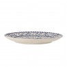 assiette orientale bleu oiseau gres peint main bloomingville karlie