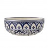 bol petit dejeuner oriental gres peint main bleu bloomingville karlie