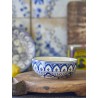 bol petit dejeuner oriental gres peint main bleu bloomingville karlie