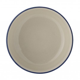 bol petit dejeuner oriental gres peint main bleu bloomingville karlie