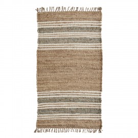 Tapis en jute naturel rayures Madam Stoltz