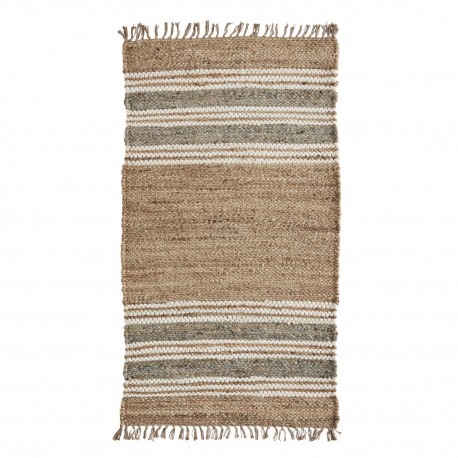 Tapis en jute naturel rayures Madam Stoltz