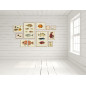 affiche ancienne poissons dessin the dybdahl the fishes