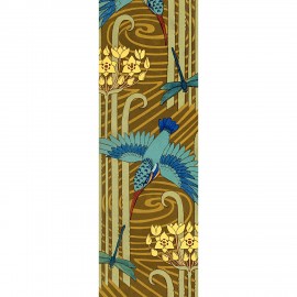 affiche art deco verticale longue etroite the dybdahl kingfisher and