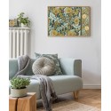 affiche florale art deco pissenlit the dybdahl dandelion