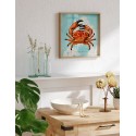 Petit cadre affiche crabe The Dybdahl Xantho II