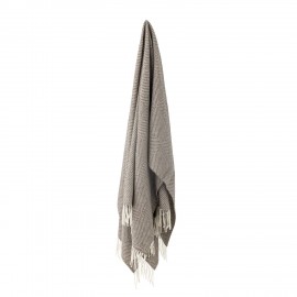 plaid merinos laine brun bloomingville hoshi