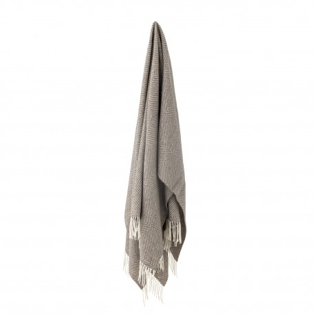 plaid merinos laine brun bloomingville hoshi