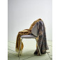 plaid merinos jaune moutarde bloomingville hoshi