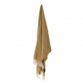 plaid merinos jaune moutarde bloomingville hoshi