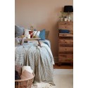 grande housse coussin poilu tufte moelleux blanc coton ib laursen