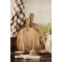 planche a decouper ronde bois acacia poignee a suspendre ib laursen
