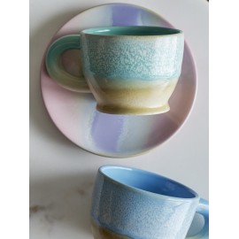mug a cafe artisanal gres vert pastel bloomingville safie