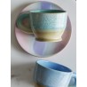 mug a cafe artisanal gres vert pastel bloomingville safie