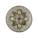 petite assiette gres peint main oriental vert bloomingville karlie