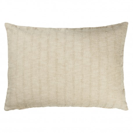 grande housse de coussin blanc ecru rectangulaire texture ib laursen