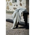 couverture douce chaude laine agneau bio gris clair klippan alm