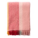 couverture laine agneau bio rose degrade klippan birka