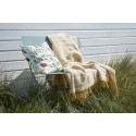 couverture chaude epaisse laine agneau jaune pale klippan alm