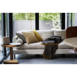 Plaid laine agneau Klippan Zigzag