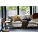 plaid epais chaud laine agneau brun marron fonce klippan zigzag