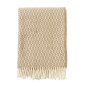 couverture plaid beige laine agneau klippan lovik