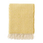 couverture plaid laine agneau jaune klippan lovik