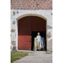 plaid chaud laine orange saumon abricot klippan lovik