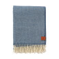 couverture laine merinos bleu chic klippan hugo