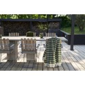plaid chic raye vert laine agneau biologique klippan oscar