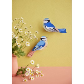 Oiseaux décoration murale mésanges Studio Roof Blue Tits set de 2